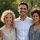 Portrait of The Johnson Family